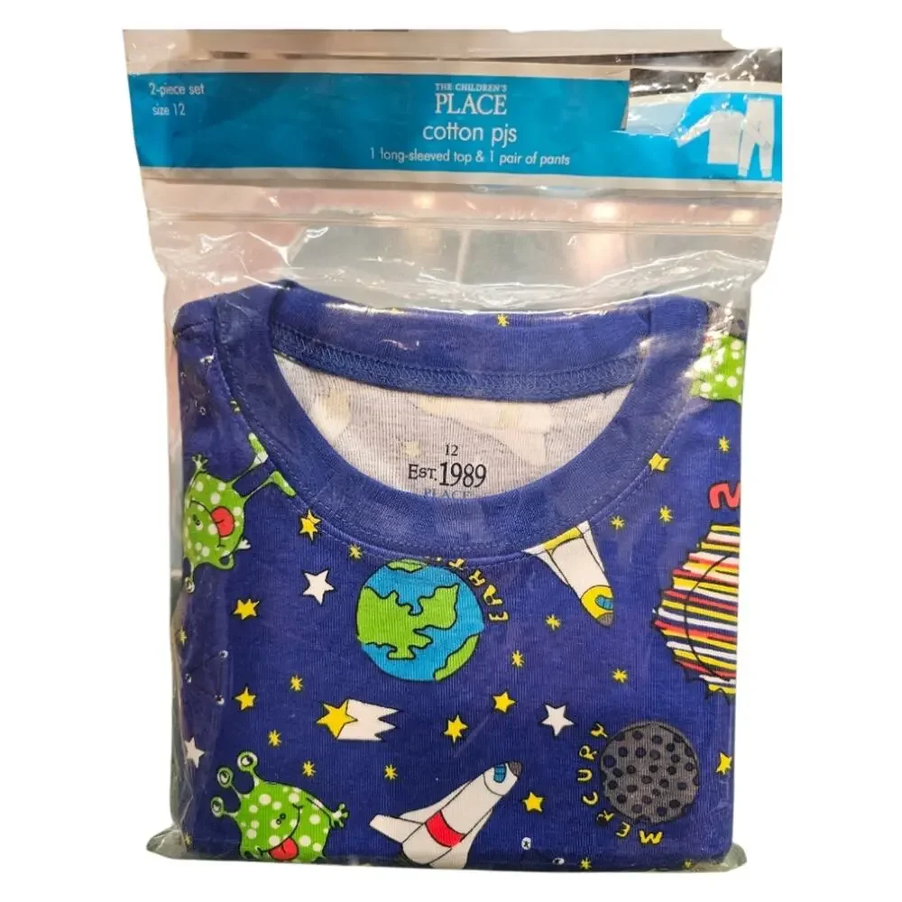 The Children's Place 100% Cotton PJ Set 2 Pieces Size 12